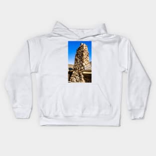 Rustic Stone Chimney - Arizona Kids Hoodie